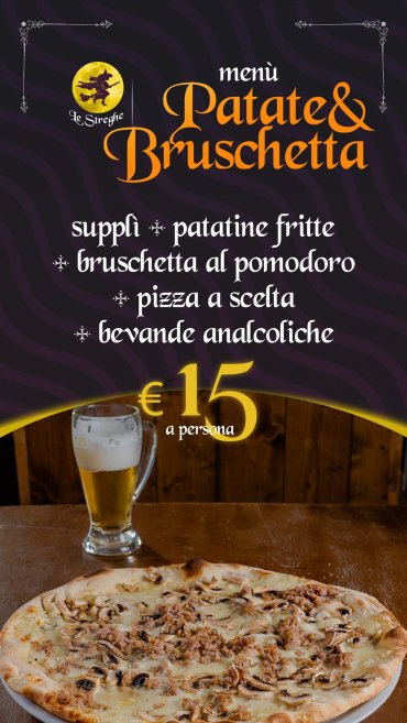 Menu Patata e Bruschetta